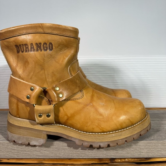 Durango Men’s Harness Boots Size 12 E Style DS199 Motorcycle Boots Soft Toe - Picture 1 of 16